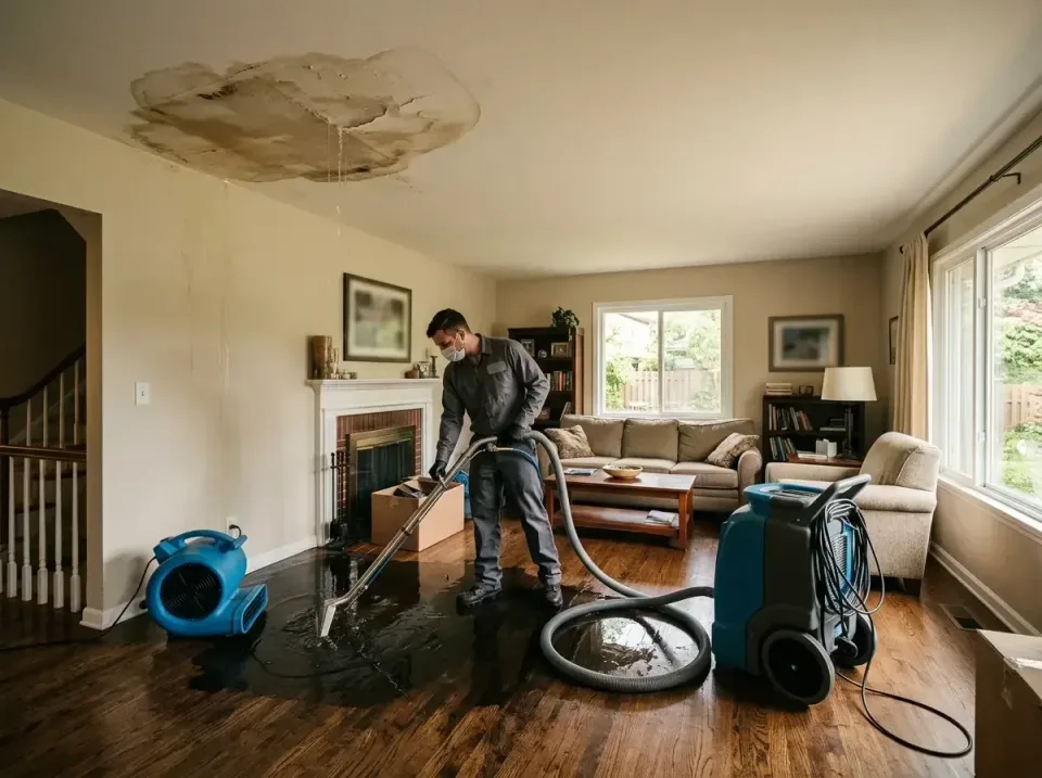attic-pipe-burst-ceiling-drip-008 — frequently asked questions, Water Damage Restoration & Carpet Care in Bellaire, OH